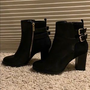 Kenneth Cole suede & leather boots